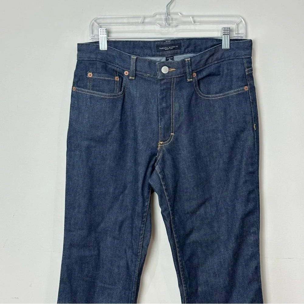 Banana Republic Boot Cut Jeans Dark Denim Long Length